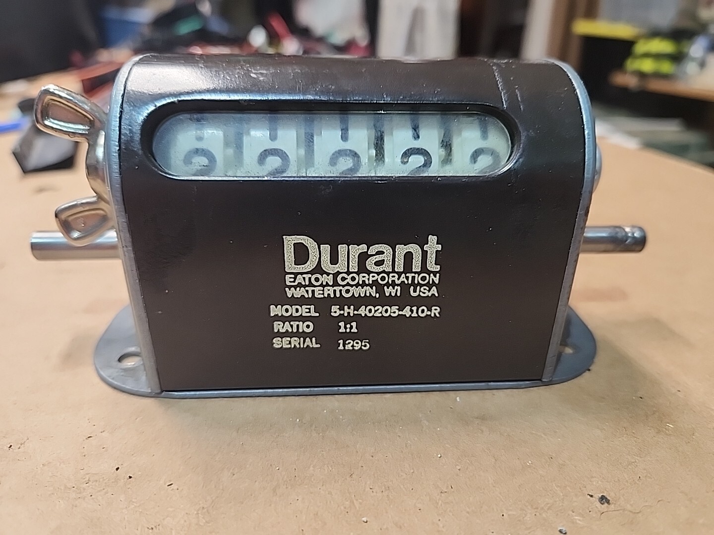 Vintage Durant Mfg Co Productimeter 5-H-40205-410-R Product Counter READ