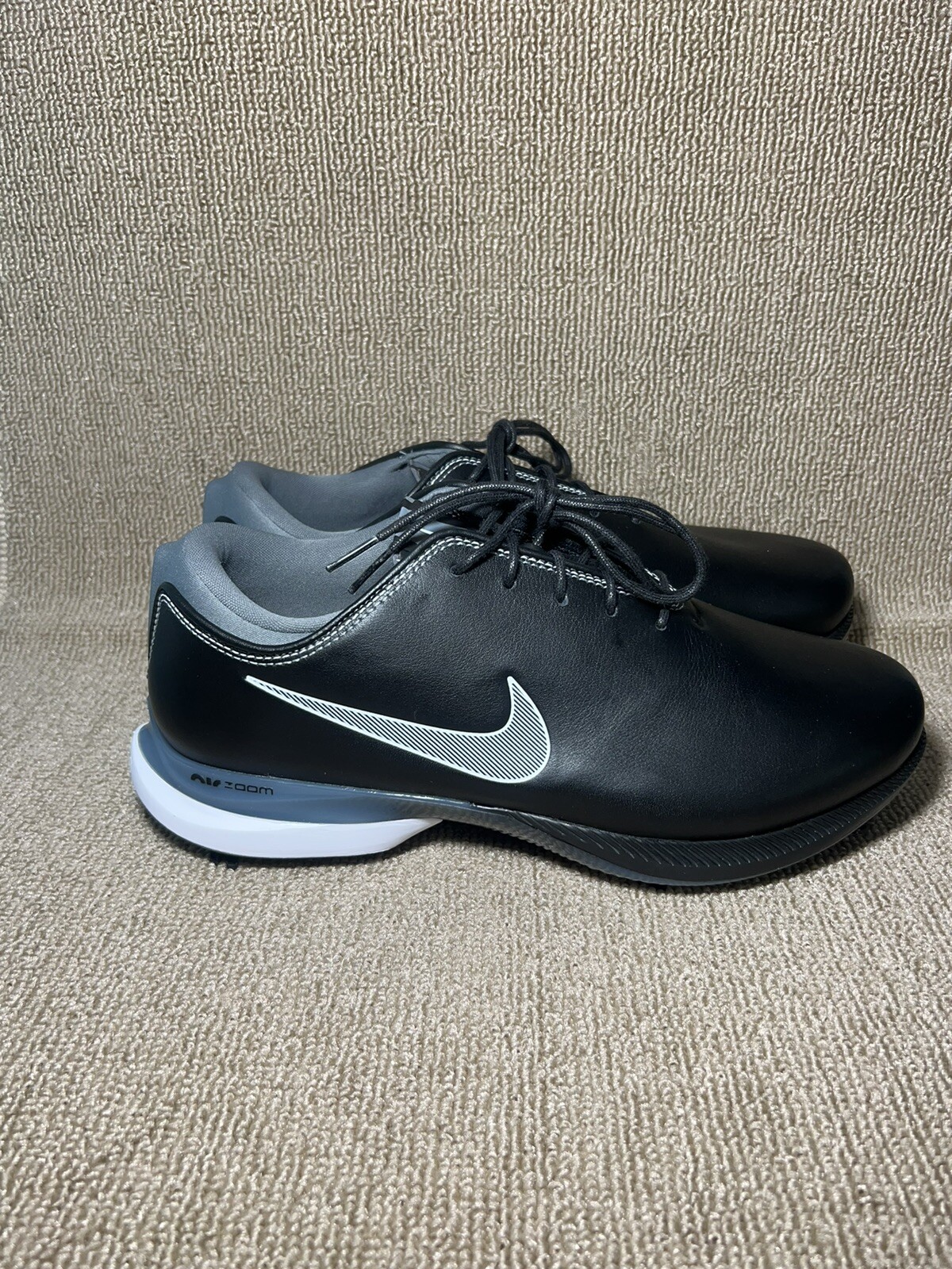 Nike Air Zoom Victory Tour 2 Men 9.5 Golf Shoes Black Metallic Pewter CW8189-001