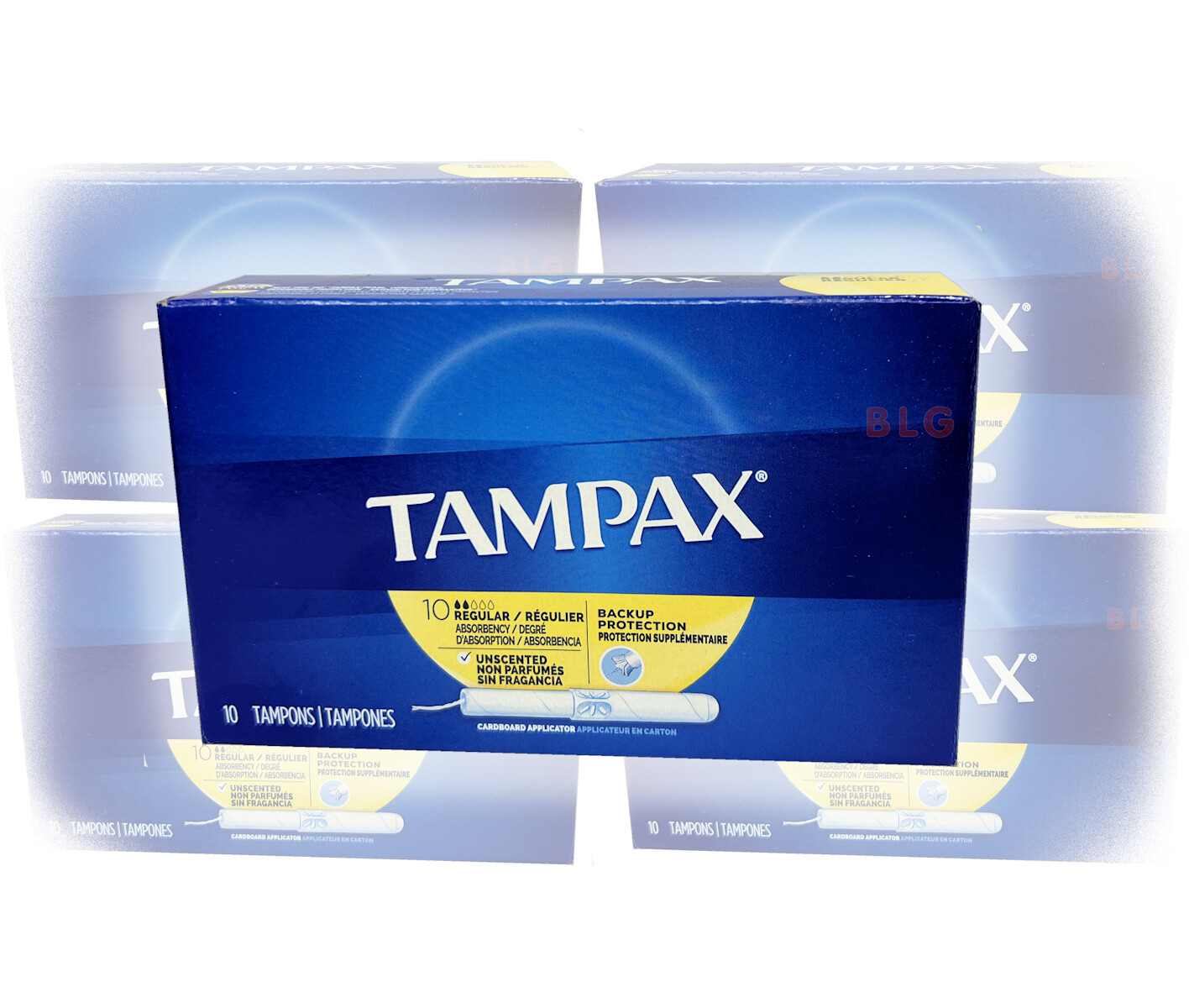 Tampax Tampons REGULAR Absorbency Unscented Feminine Care Protection Tampones