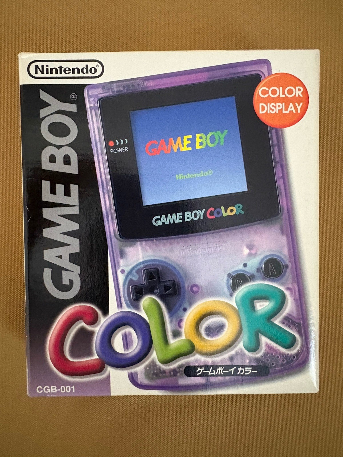 Nintendo Game Boy Color Handheld System - Atomic Purple