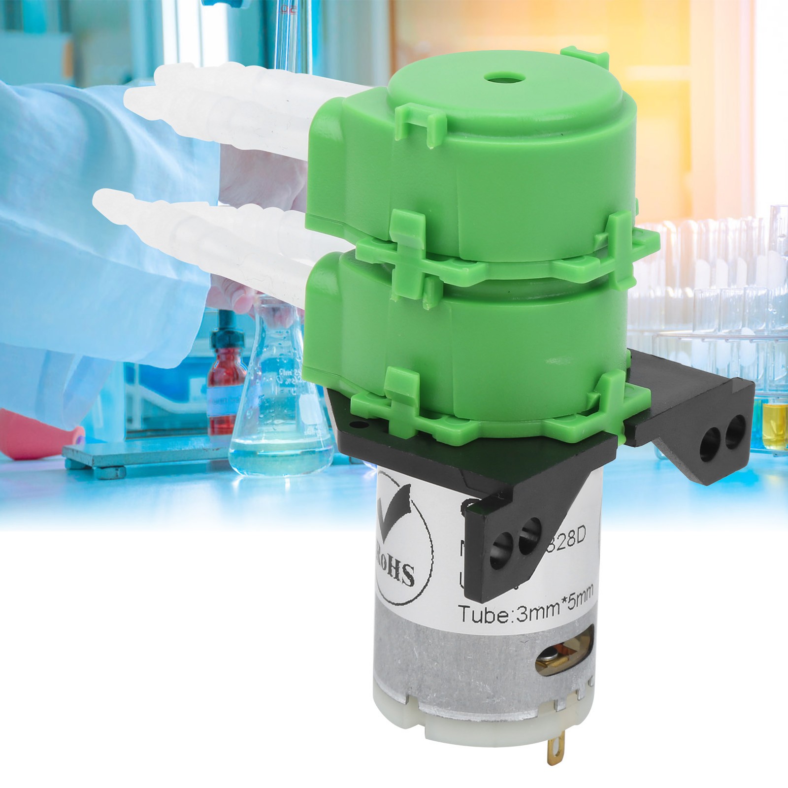 Double Head Peristaltic Pump Dosing For Fish Tank Aquarium Excellent