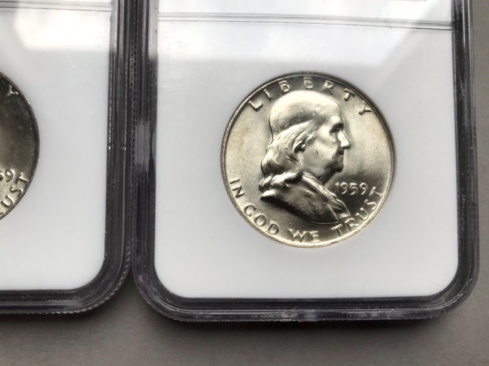 1959, 1959D Franklins NGC MS65