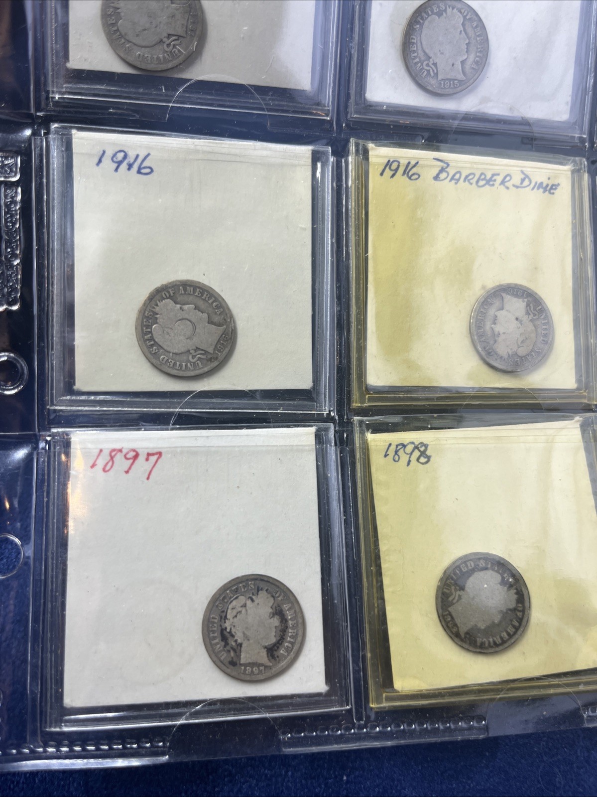 20 Barber Dimes - Lot F 110