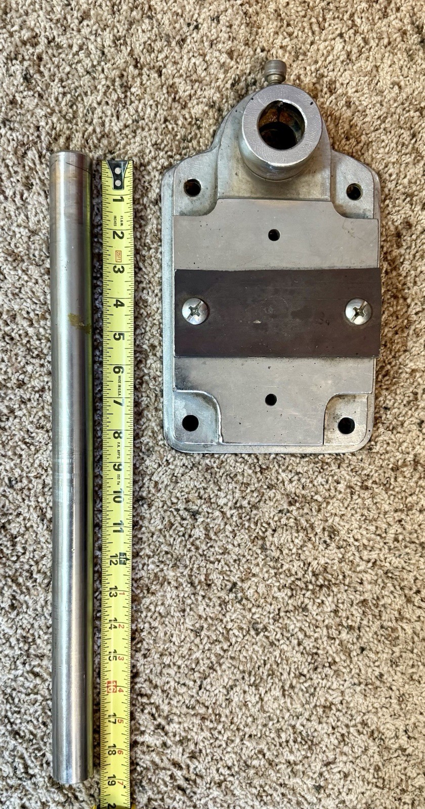 Solid Stainless Steel Arbor Press w Retract Spring