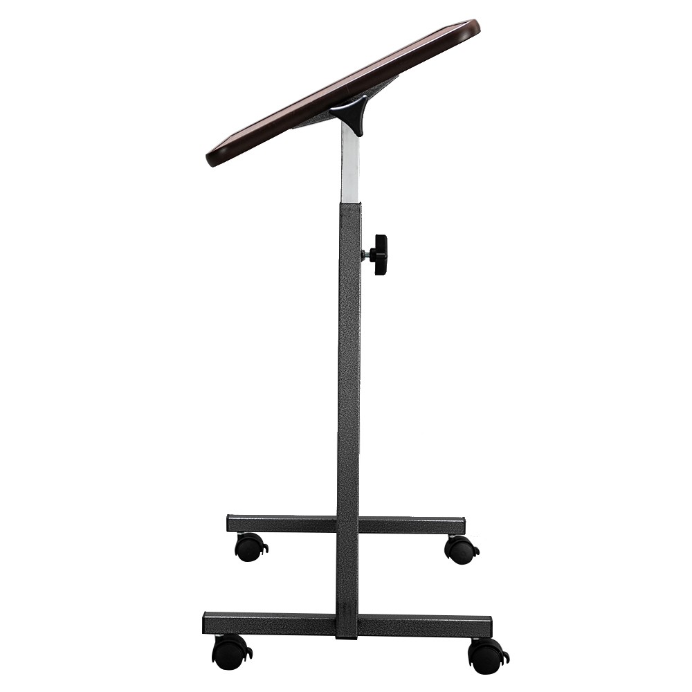 Multifunctional Adjustable Bedside Table MDF/Iron/4 Wheels With Brake