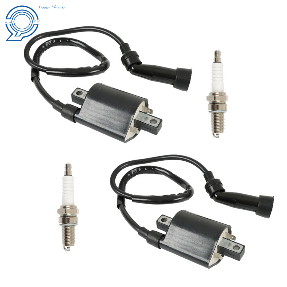 2 x Ignition Coil & Spark Plug For Suzuki Intruder 1500 VL1500 1998-2004 VL1400