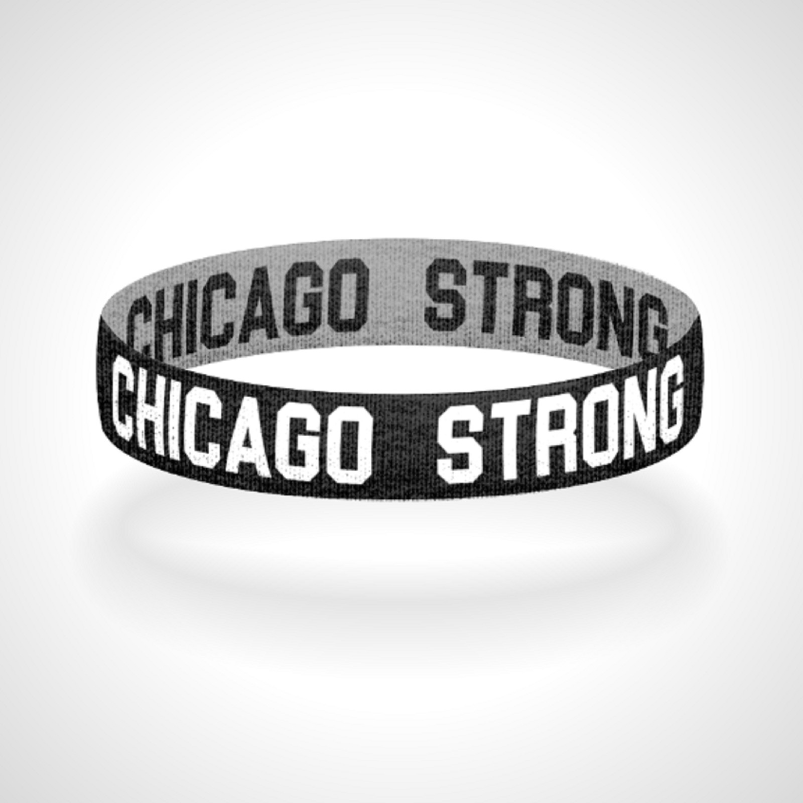 Reversible Chicago Strong Bracelet Wristband Windy City Chicago Bracelet