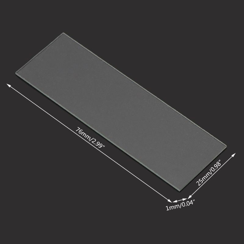 Thickness Cavity Glass Coverslips Single Flat Microscope Glass Slides 50pcs