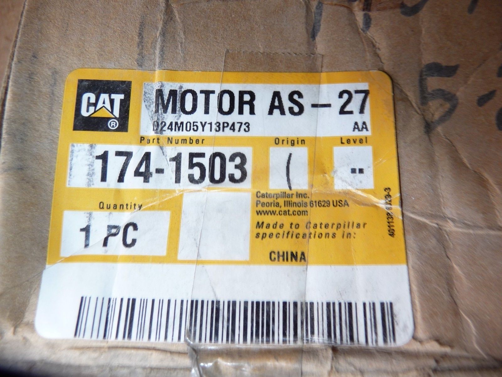 CATERPILLAR MOTOR AS 174-1503 NIB