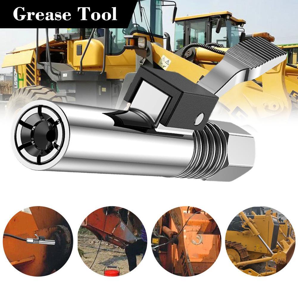 Grease Gun Coupler Quick Release Lock Oil Injection Nozzle 1/8” NPT 12000PSI