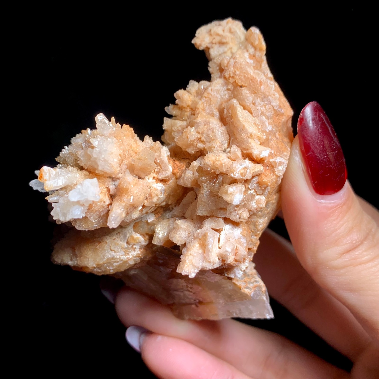 120G Specia Natural Beautiful Plaster Flower Mineral Specimen/Gift