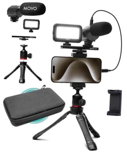 Vlogging Kit for iPhone 15/16 - Phone Video Kit Accessories: Phone USB-C