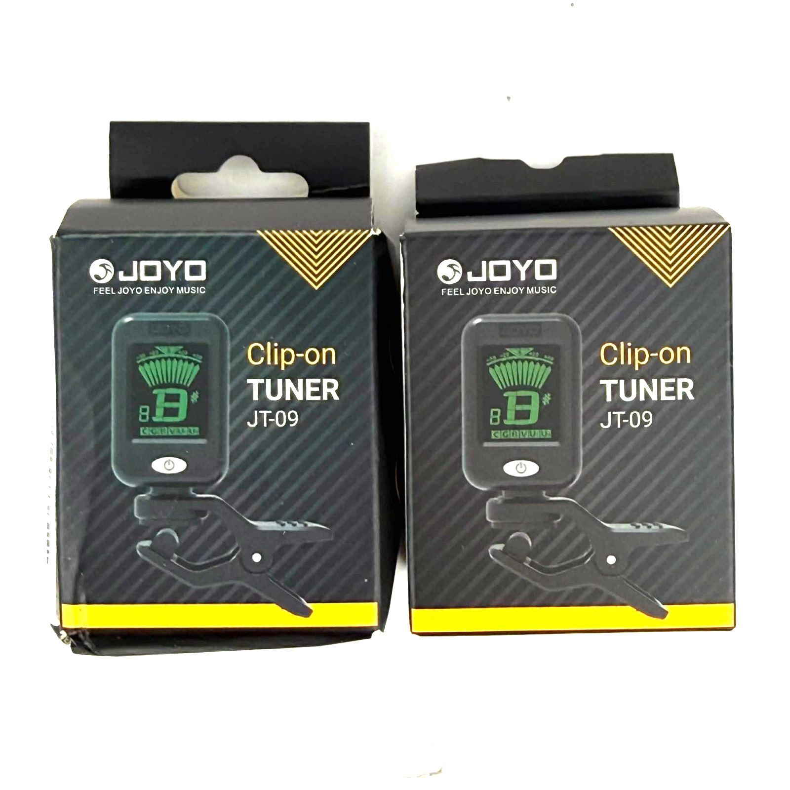 JOYO JT-09 Digital Clip-On Tuner Lot of 2 Guitar Bass Violin Ukulele NEW