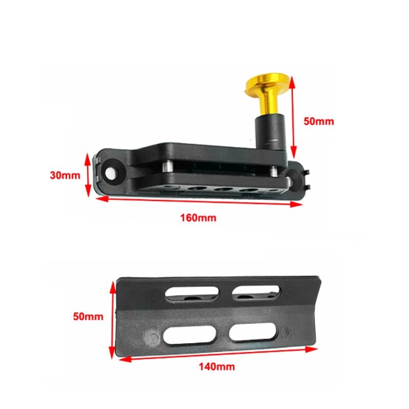 Universal Fire Extinguisher Adjustable Mount Holder Brackets Cruiser Chopper ATV