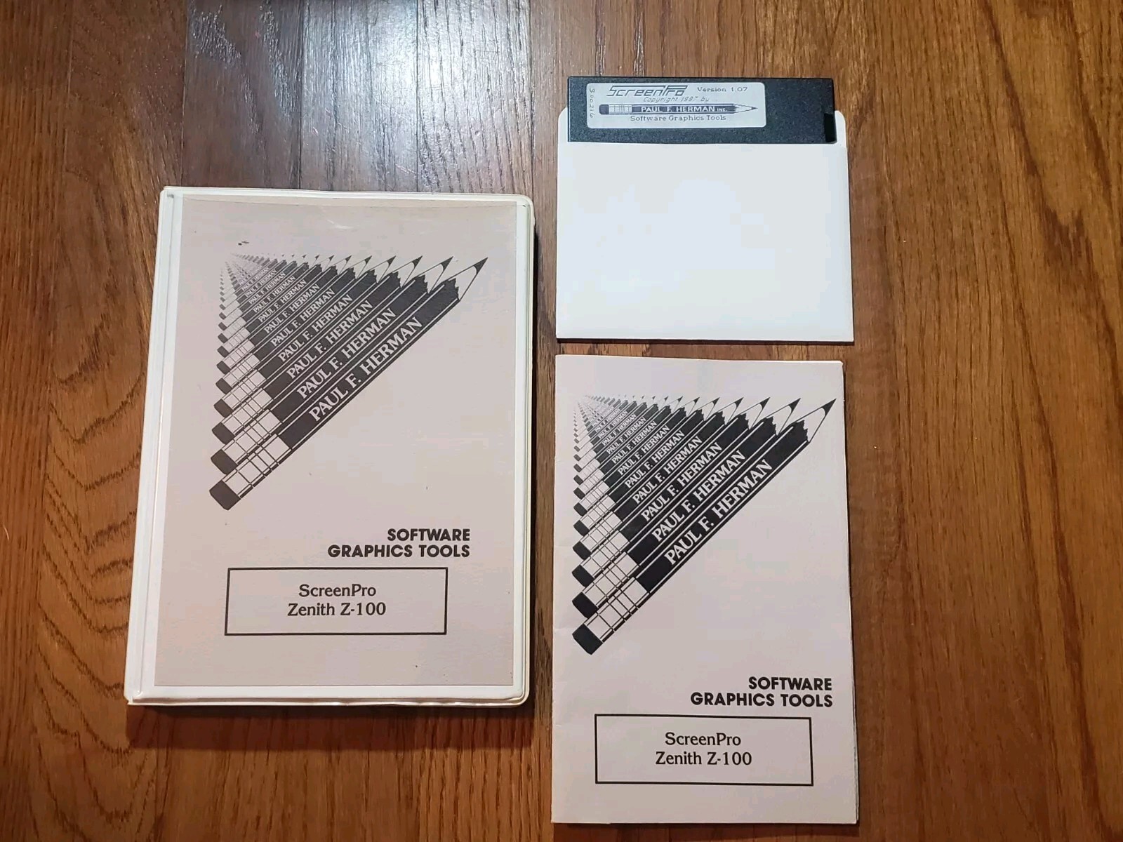 Rare 1987 Software Graphics Tools ScreenPro for Zenith Z-100 by Paul F. Herman