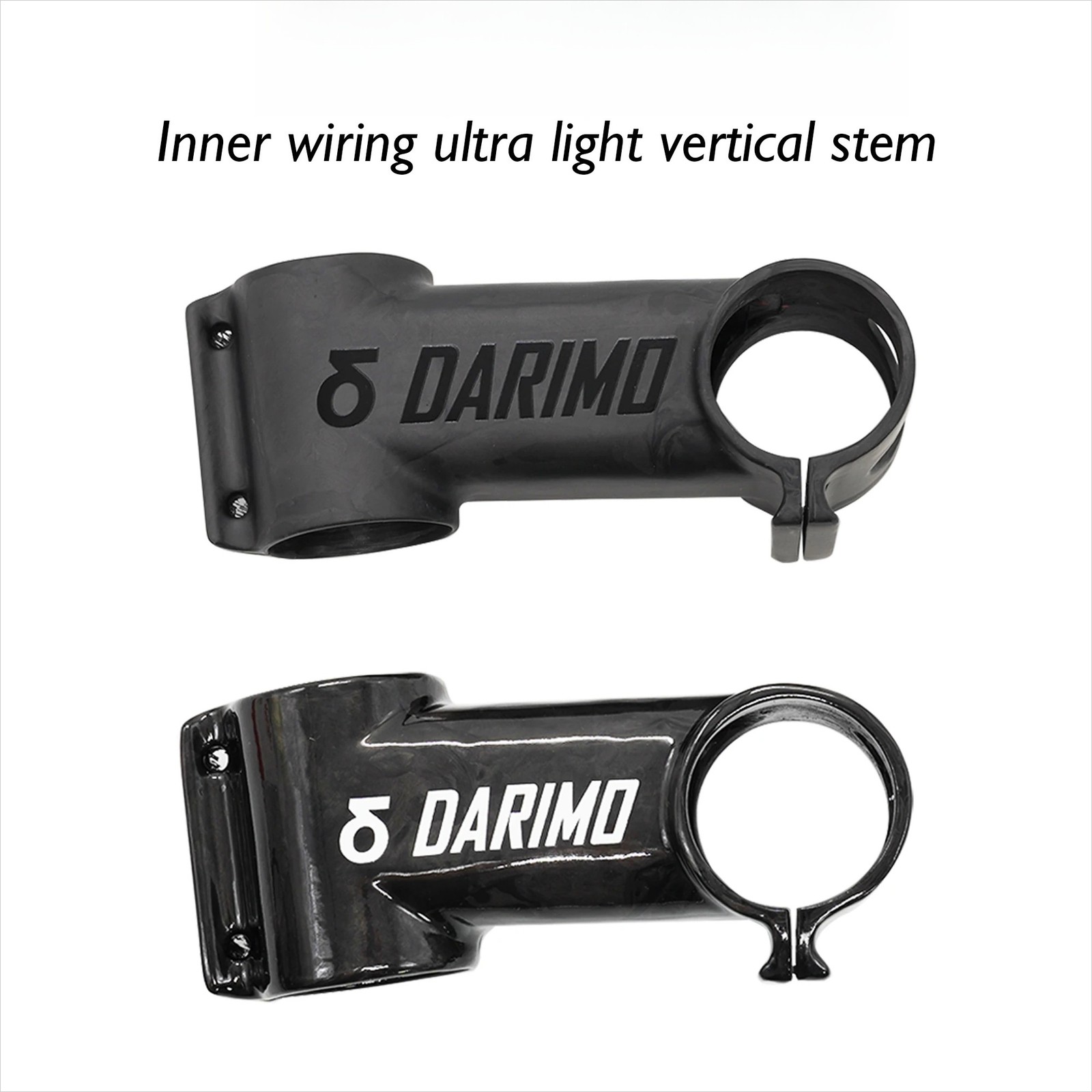 Full Carbon Fiber MTB Road Cycling Stem 31.8mm Clamp -6 -17 Degree 60-120mm