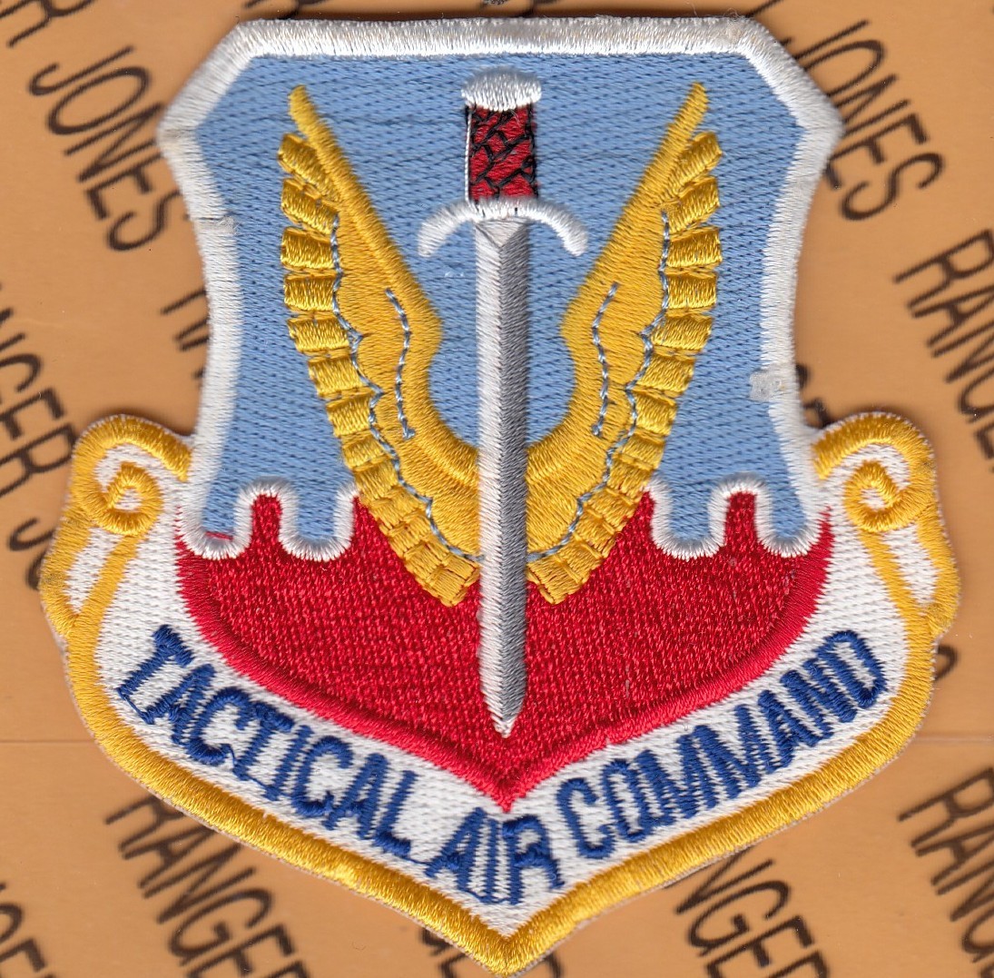 USAF Air Force Tactical Air Command TAC shield ~3.75" patch c/e H