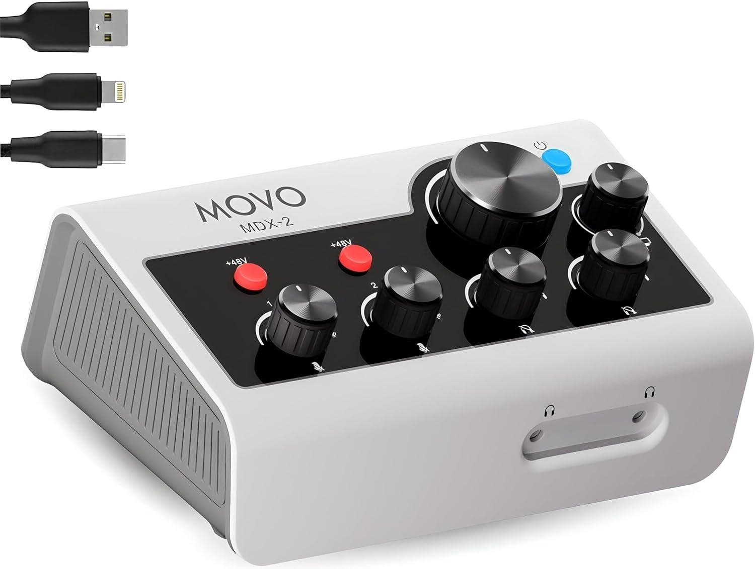 Movo 2 channel Portable audio Interface MDX-2