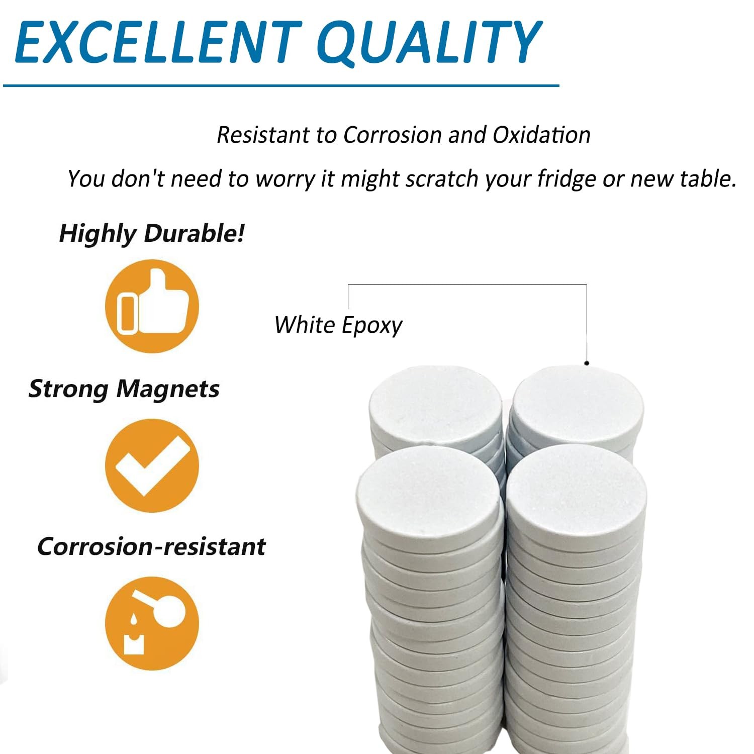 Small Neodymium Disc Magnets with Epoxy Coating,Waterproof Strong Mini Round ...