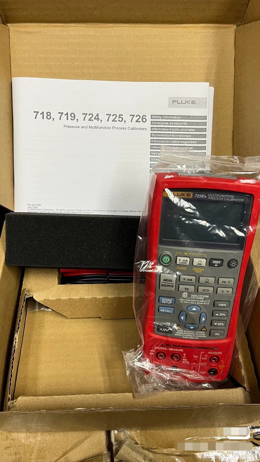 Fluke 725Ex Multifunction Process Calibrator NEW#L