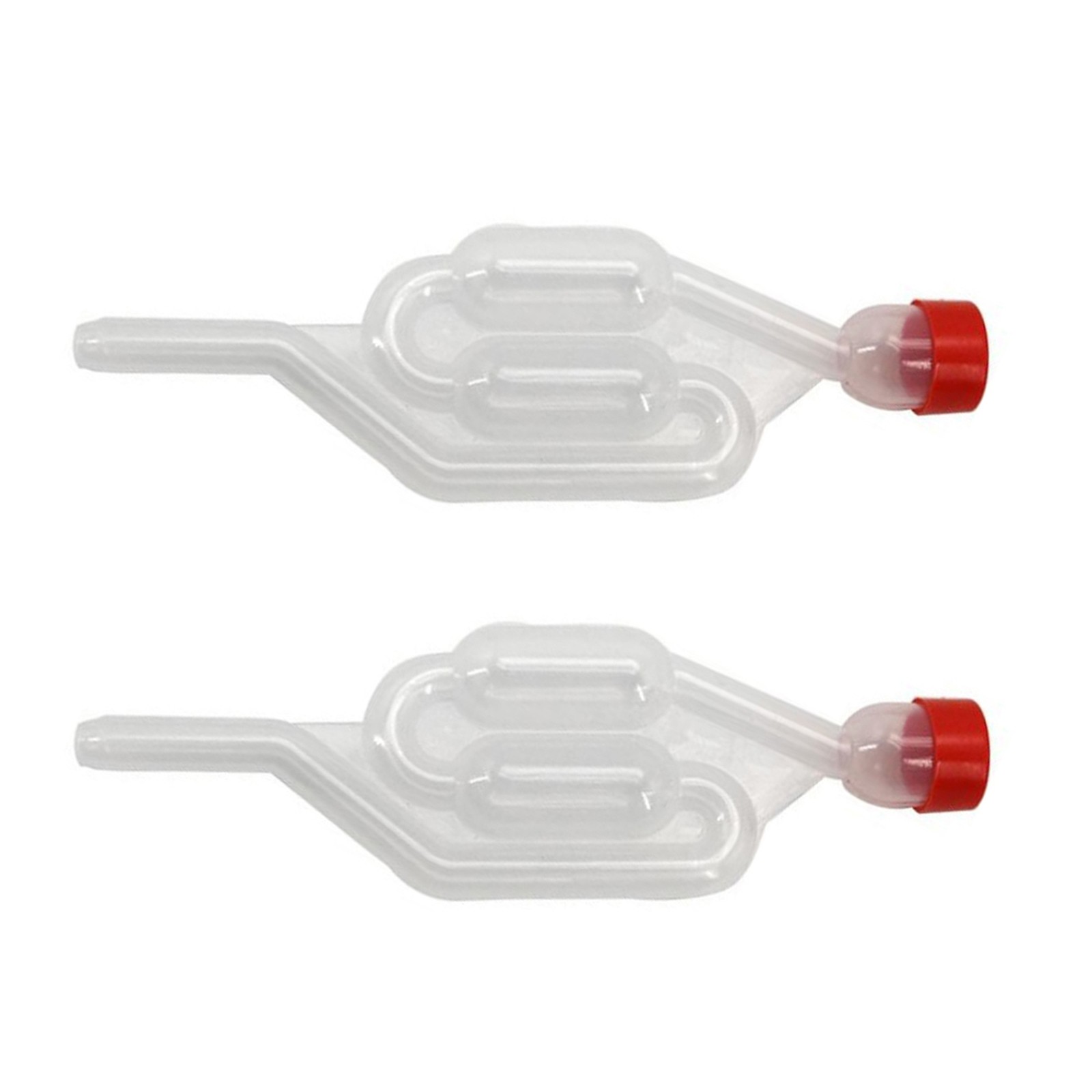 2PCS Transparent One-way Beer Making Tool Equipment Airlock Accessories