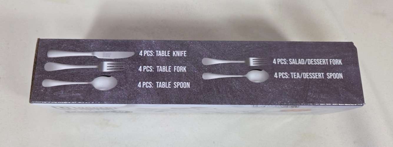 NEW - Robert Irvine 20 Pc. Flatware Set Utensils Fork Knife Spoon