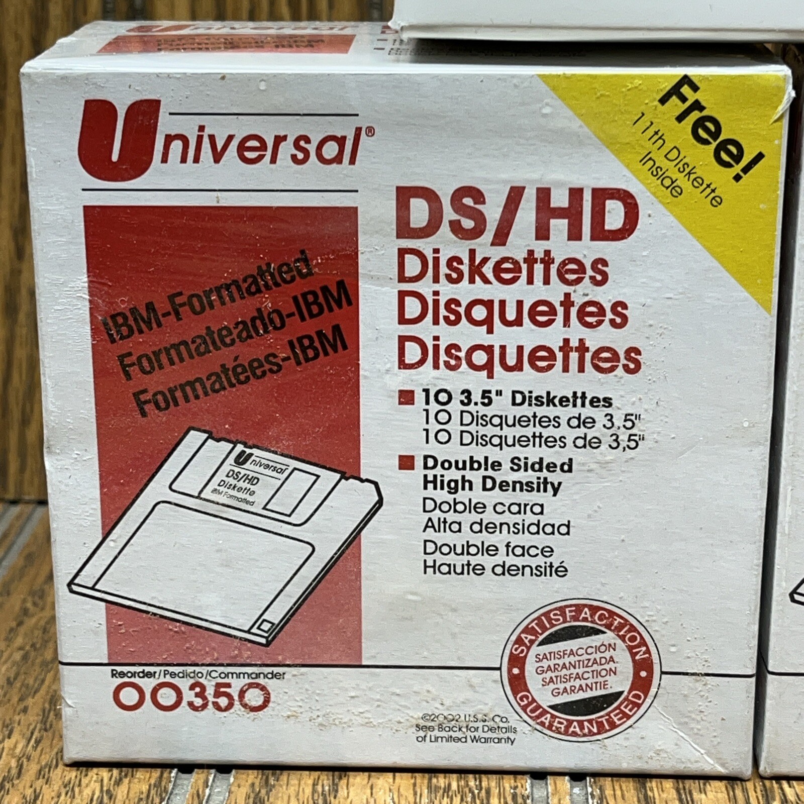 Universal High Density IBM Formatted 3.5” 2 - 10 Pack DS/HD Floppy Discs