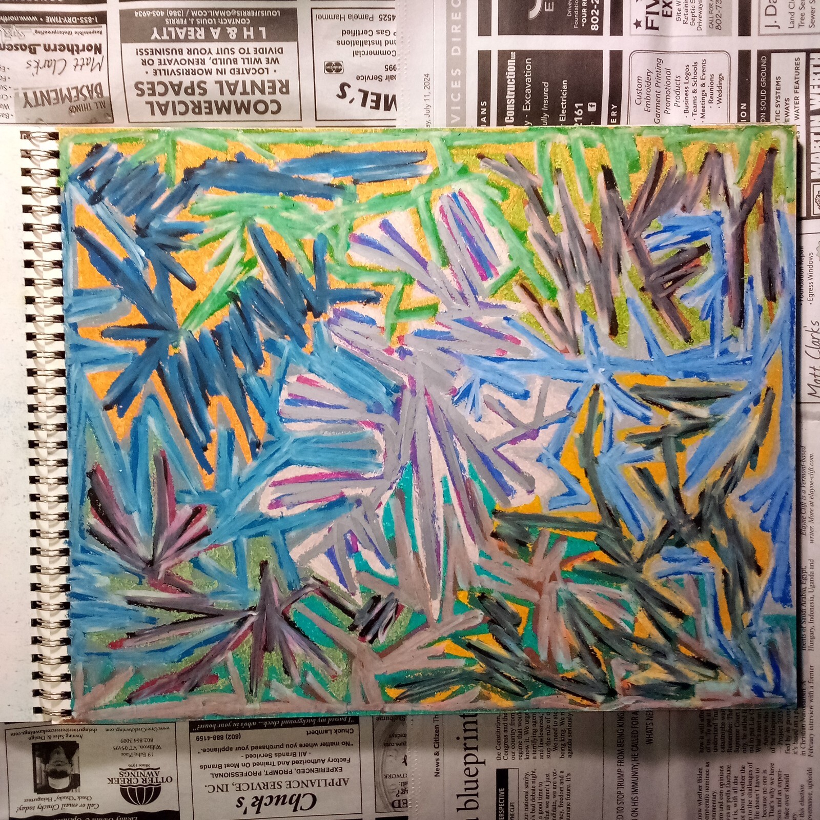 Drawing 11X14" Oil Pastel on Paper