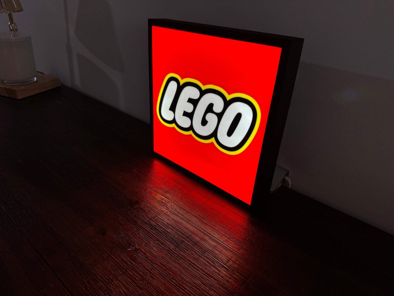 LEGO Logo - LED Light up artwork / Wall Art / Sign