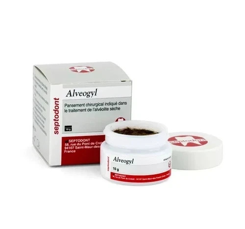 Alveogyl Paste Dry Socket Treatment Dental Material 10gm by Septodont FRESHSTOCK