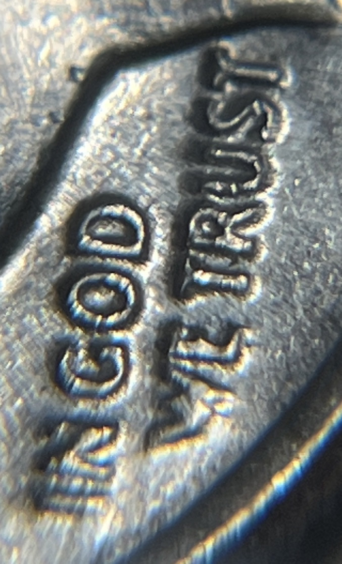 1988 P Roosevelt Dime Errors Strike Through Grease DDO Slight Doubling #3