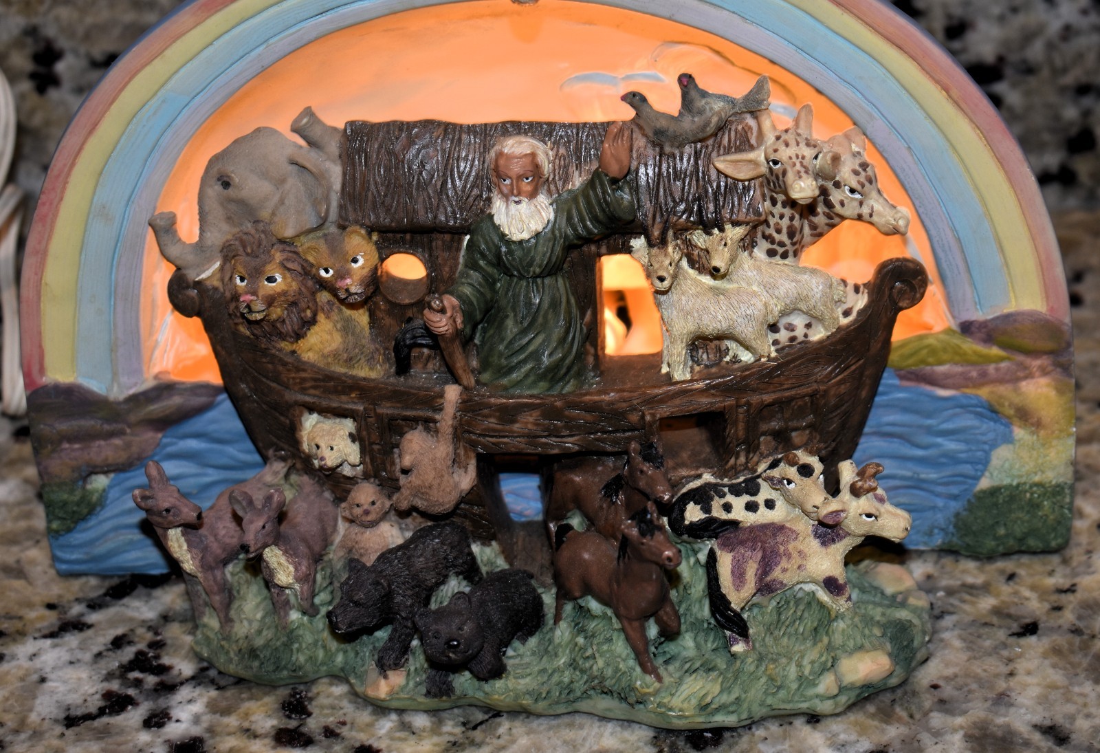 Noah's Ark Tabletop Nightlight