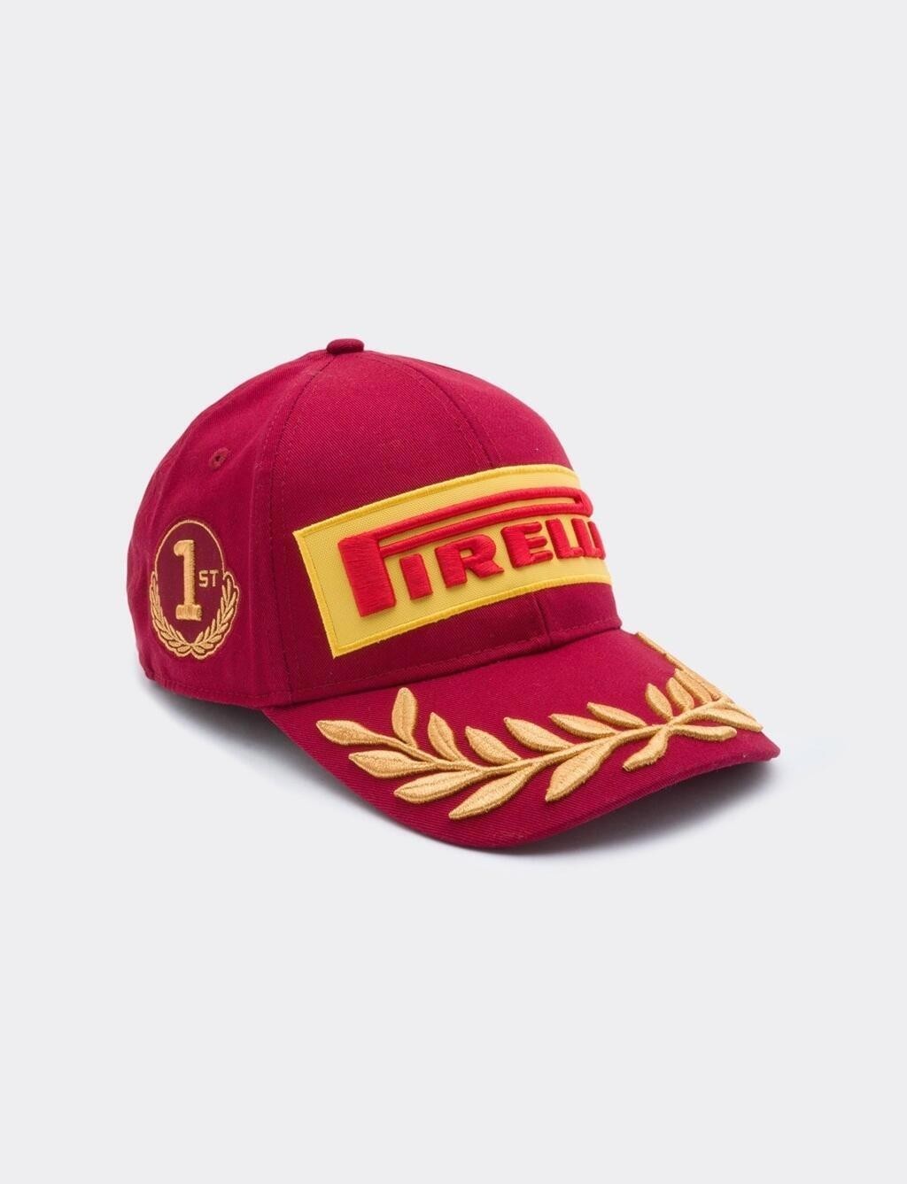 Pirelli F1 Racing Men's Casual Outdoor Sports Baseball Cap Adjustable Red