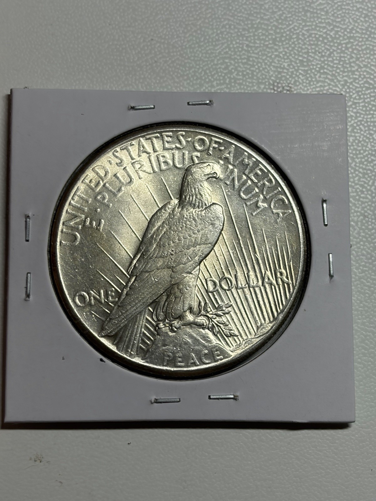 1927-P Peace Silver Dollar UNC Nice Luster Better Date