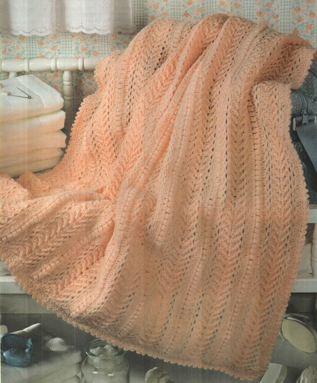 OCTOBER BABY AFGHAN NURSERY DECOR CROCHET PATTERN INSTRUCTIONS