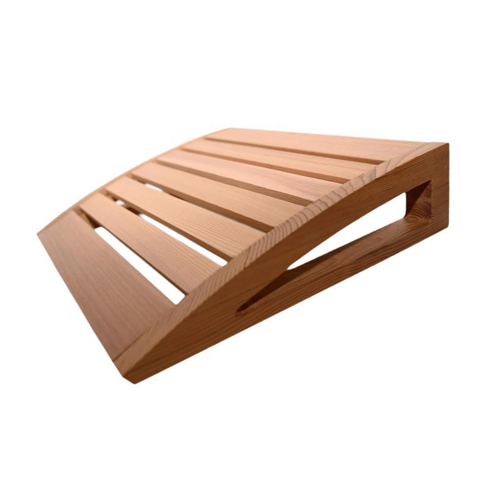 Neck Support Comfortable Sauna Pillow Head Support Wooden Headrest Sauna for