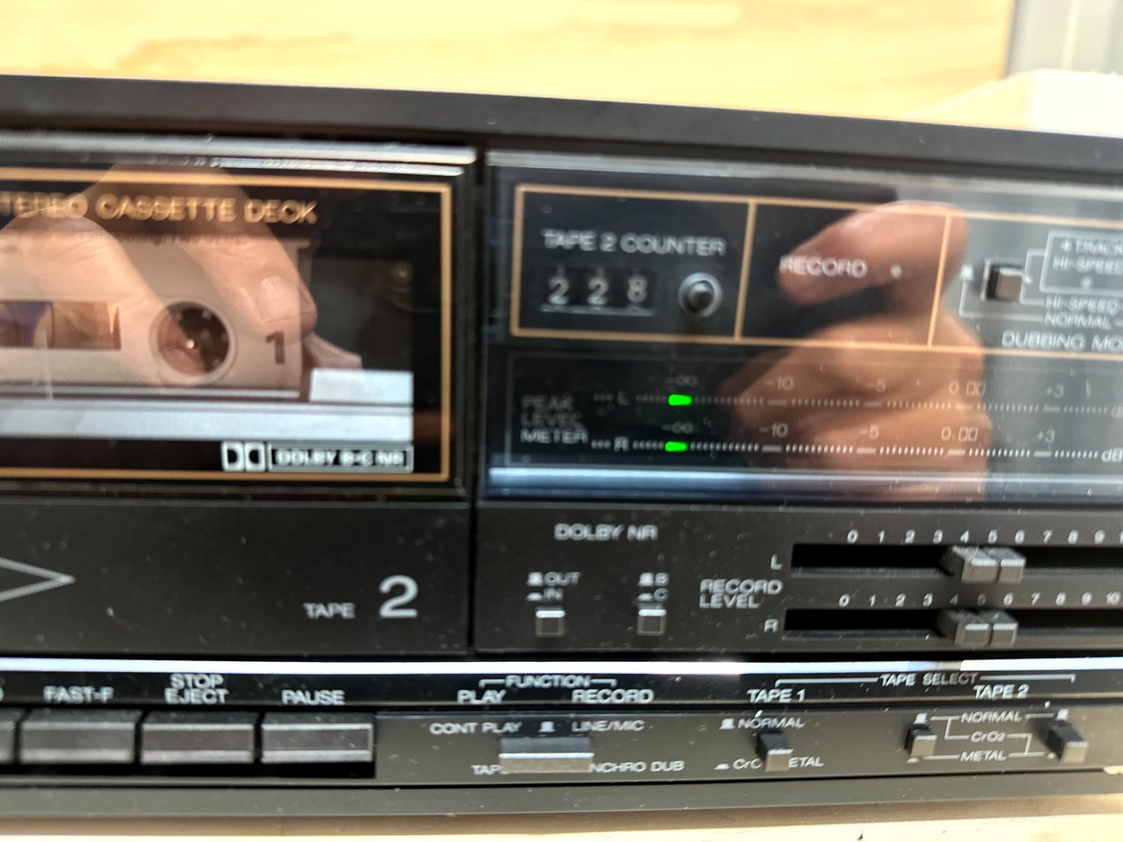 Boxed Memorex SCT-85 Cassette Deck High Speed Dubbing Dolby B-C NR Auto Stop