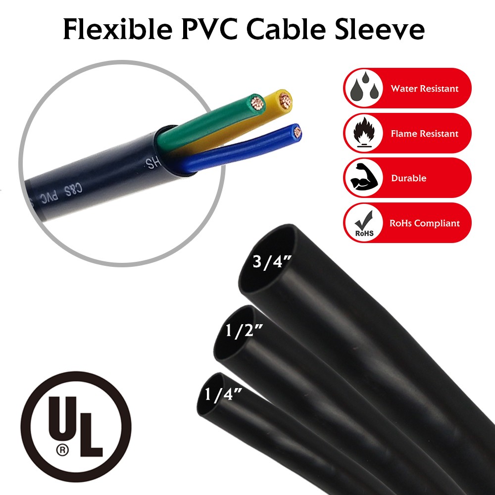 Flexible PVC Cable Sleeve Insulation Wire Harness Tube for Automotive/Industrial