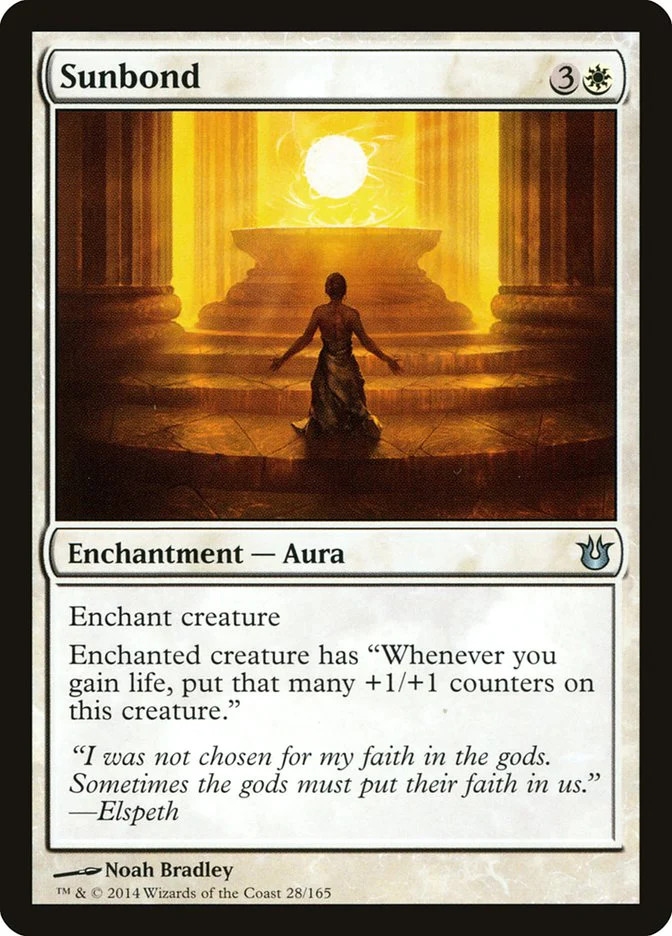 Sunbond [Born of the Gods] Magic MTG