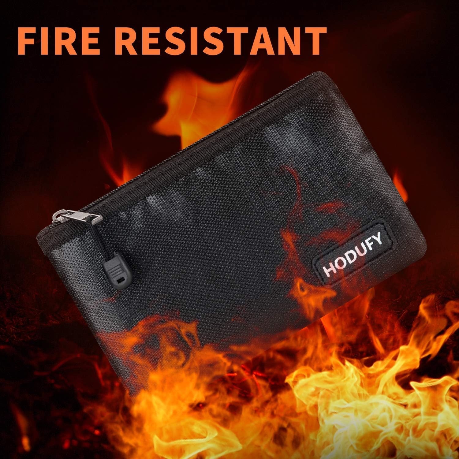 Lightweight 5 x 8 Fireproof Bag - Secure and Waterproof Storage for Valuables