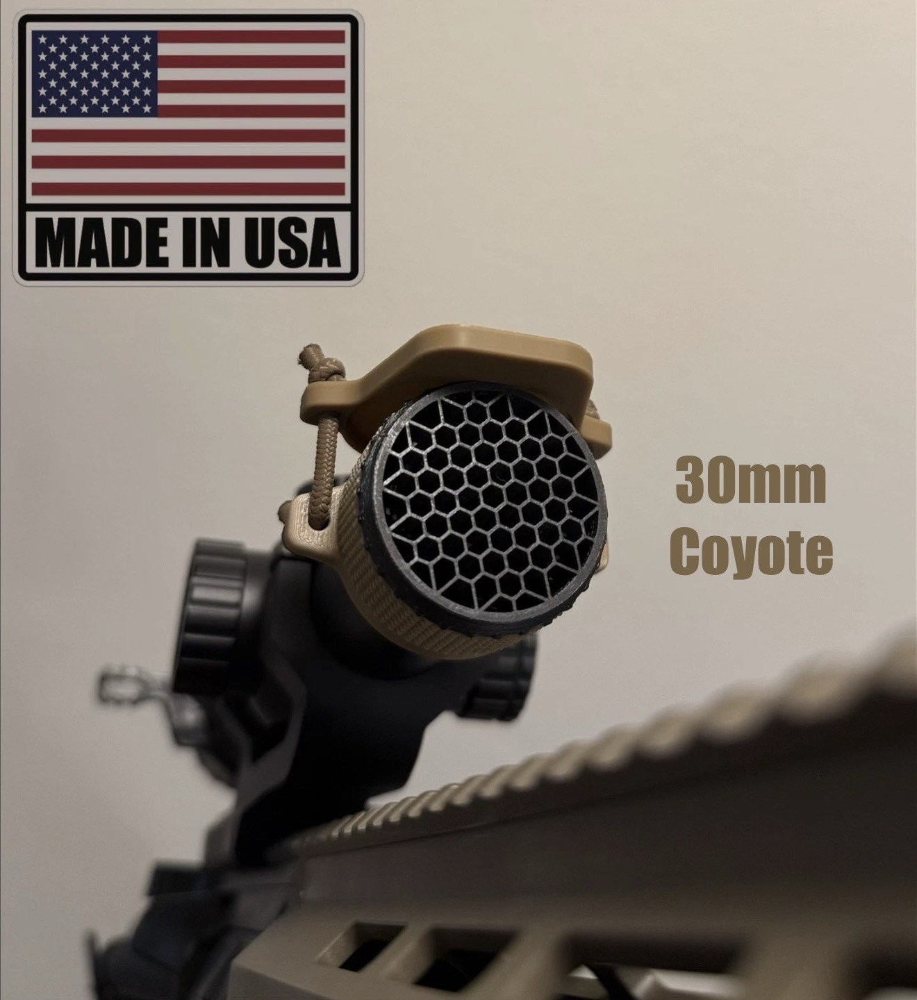 Coyote 30mm ARD LPVO KillFlash Scope Cover Elastic