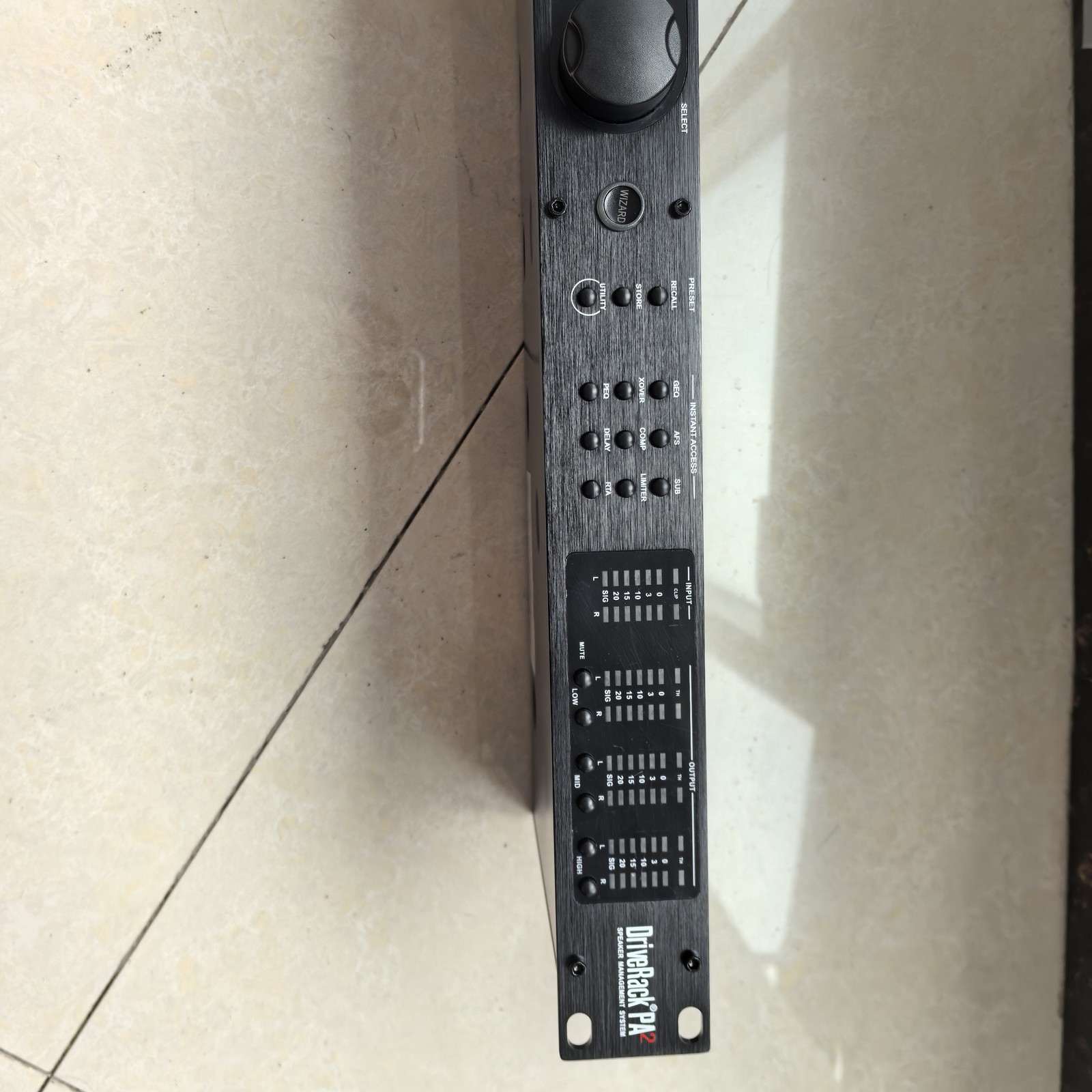 DBX PA2 DriveRack Complete Loudspeaker Management System-PA2