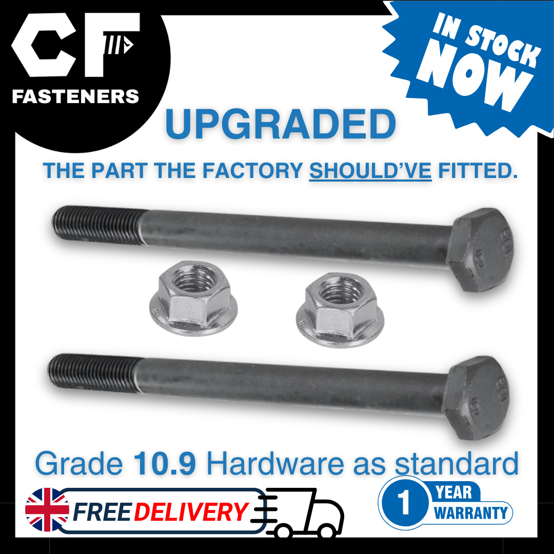 2ps Front upper Control Arm Pinch Bolt Bolts- ALL Audi A6 S6 RS6 - C5 C6 C7  C8