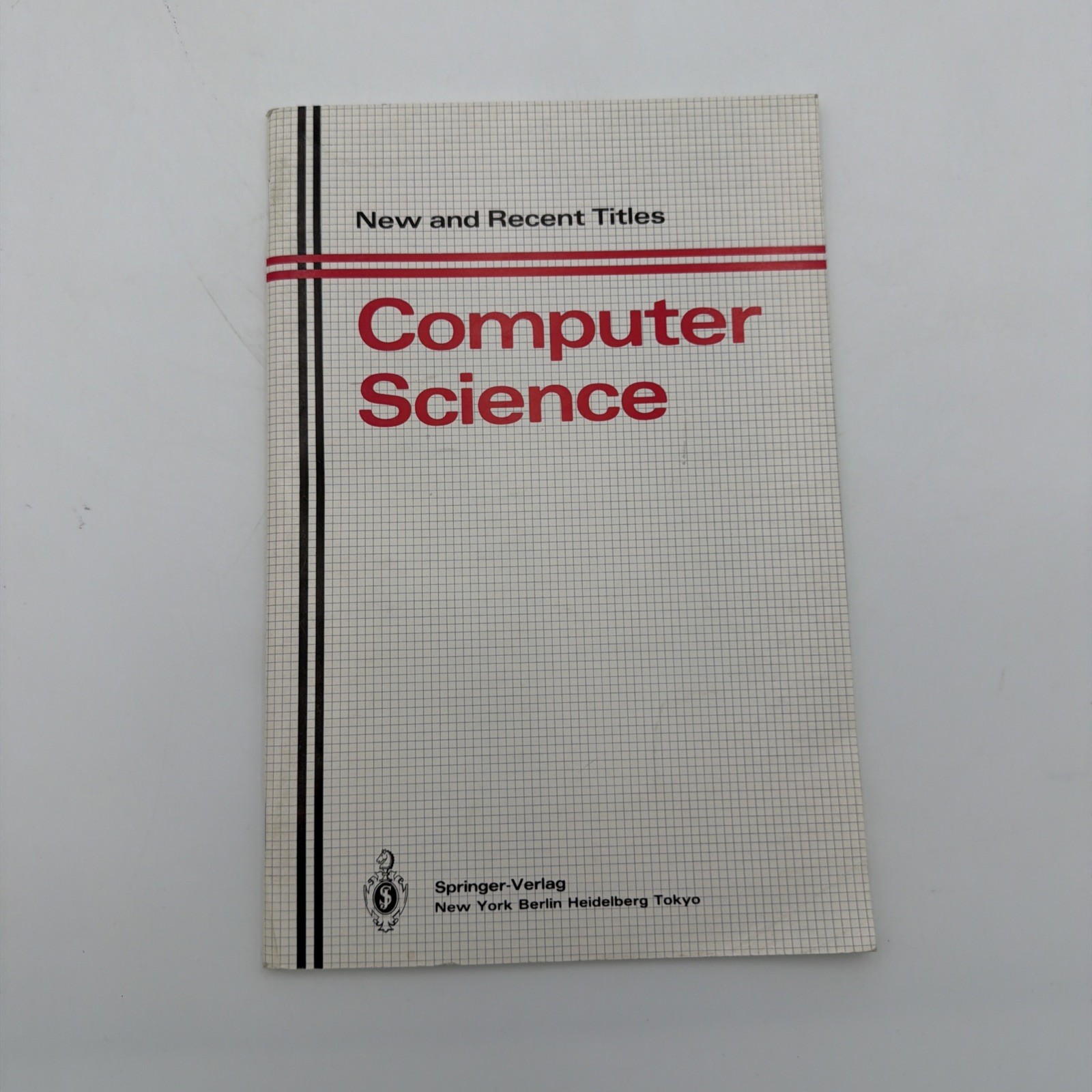 Computer Science New and Recent Titles Springer-Verlag Publisher Catalog Brochur