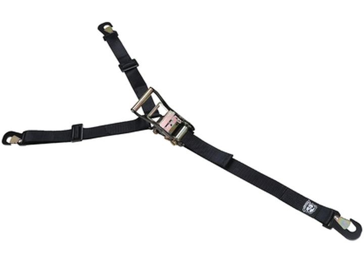 Bulldog Winch 20363 Horizontal Tire Ratcheting "Y" Tie-Down Strap