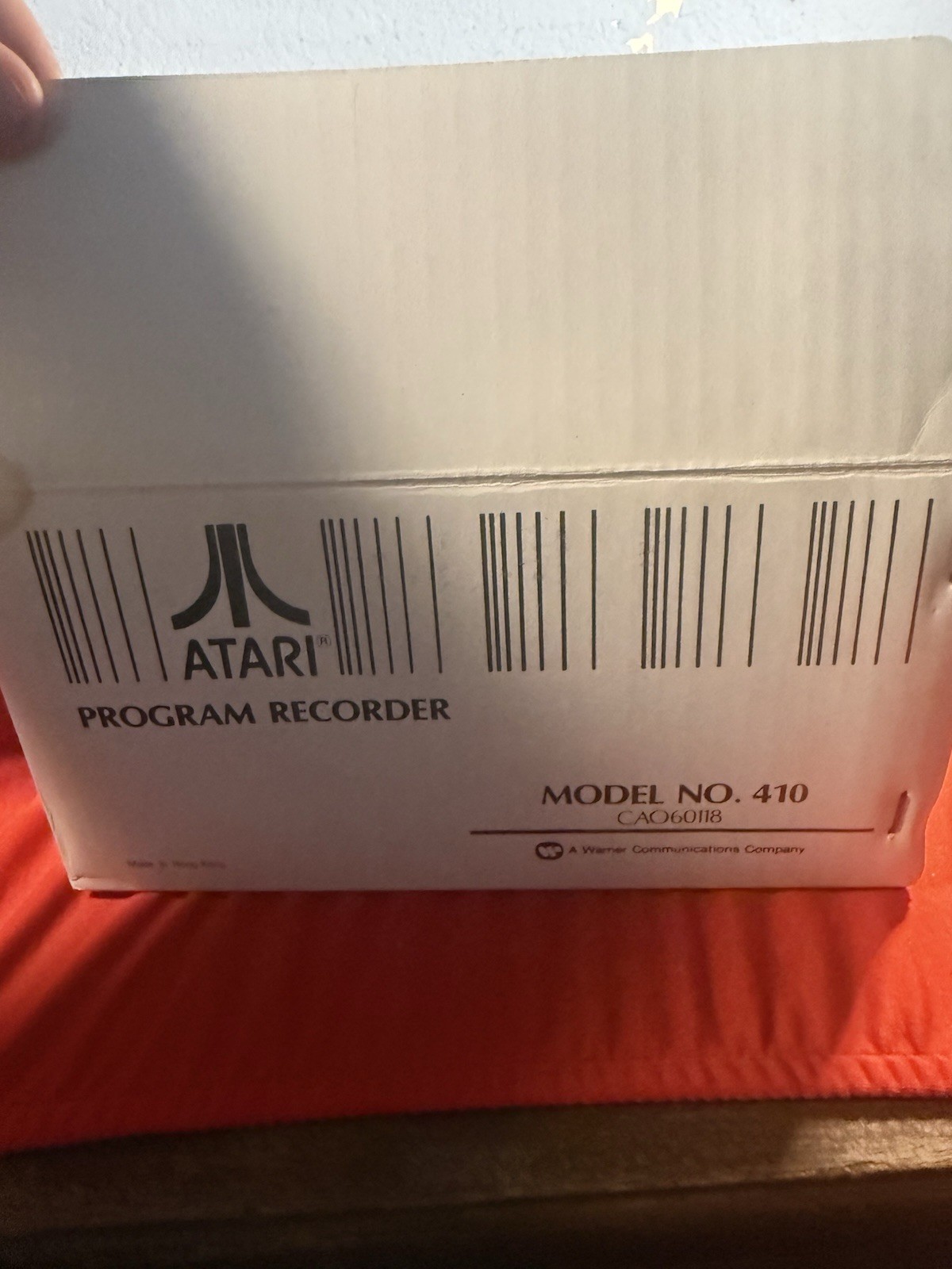 Vintage ATARI "PROGRAM RECORDER" No. 410 in ORIGINAL BOX