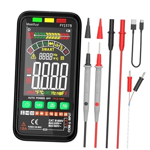 Multimeter Digital, Rechargeable Electrical Tester, NCV Intelligent Multi