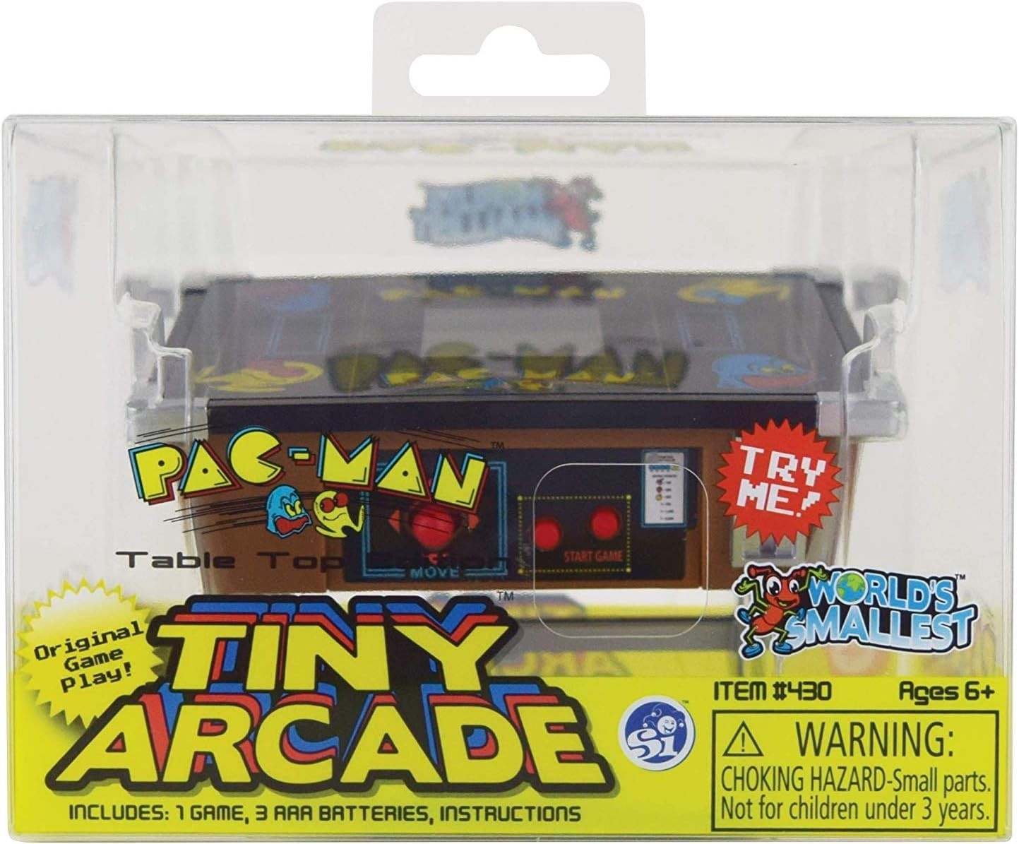 Authentic Pac-Man Tabletop Edition – Nostalgic 1-Inch LED Arcade Experience