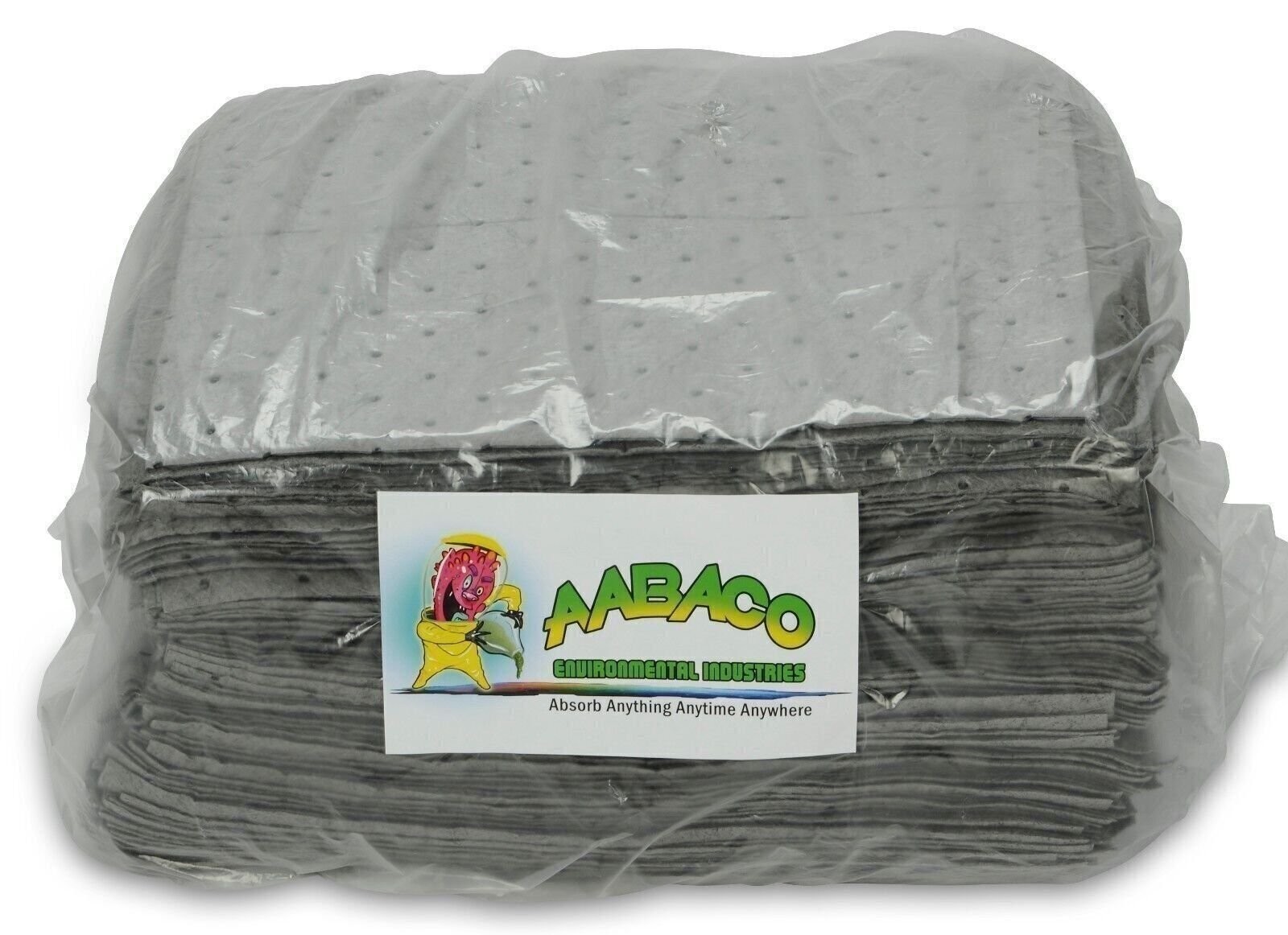 AABACO Universal Absorbent Pads, Heavy Weight Sheets (100CT) 15"X17" Grey