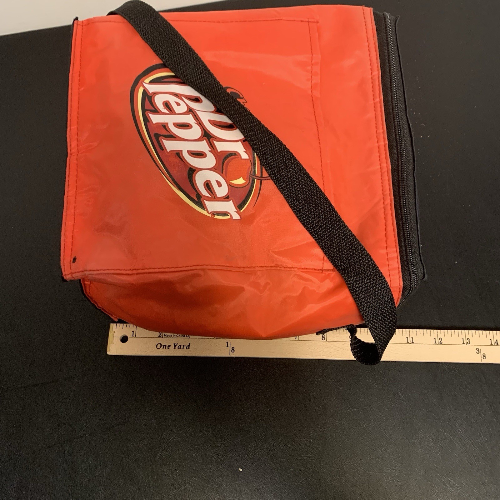 Koozie Cherry Vanilla Dr. Pepper Reusable Insulated Thermal Cooler Red Bag Tote